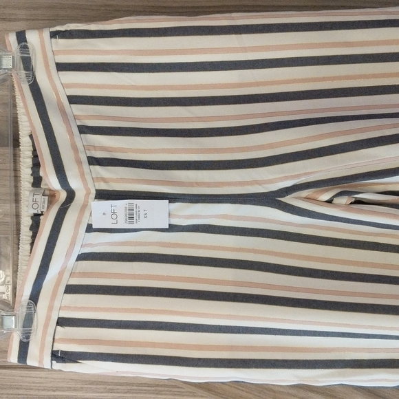Loft Women's Striped Casual Pants Size XST - Picture 2 of 7